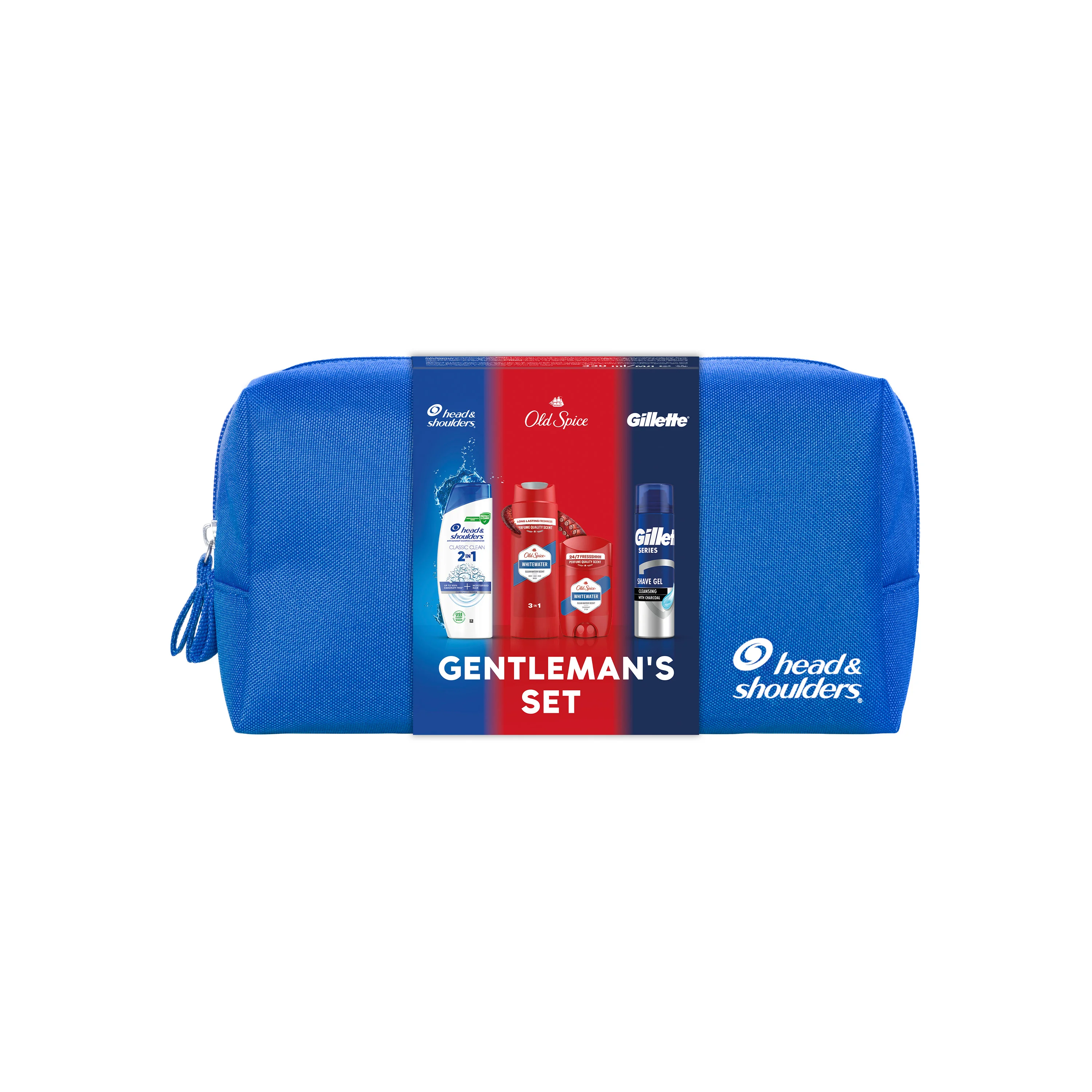 Head & Shoulders + Old Spice + Gillette Gentelman's Set Zestaw szampon, 330 ml + żel pod prysznic, 250 ml + dezodorant w sztyfcie, 50 ml + żel do golenia, 200 ml