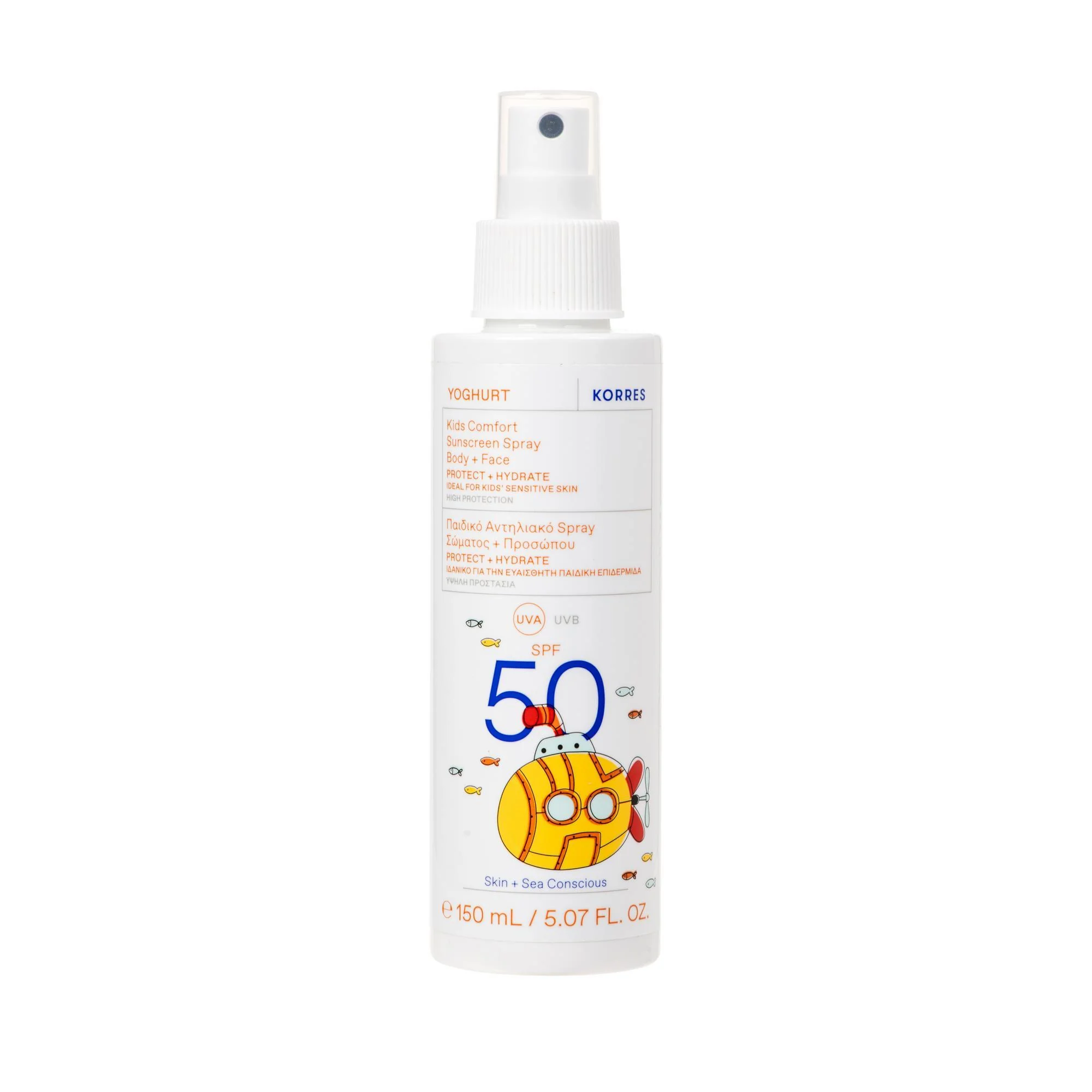 Korres Yoghurt Kids spray SPF 50, 150 ml