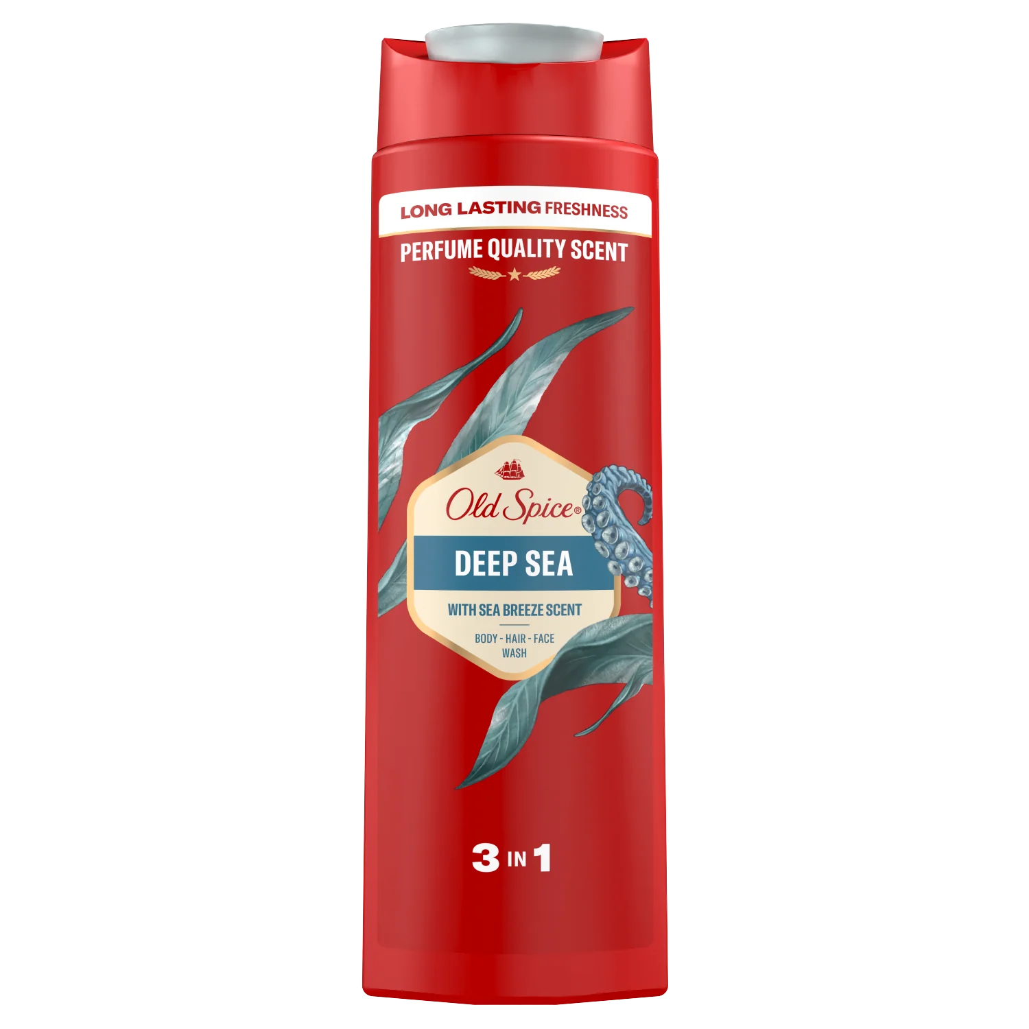 Old Spice Deep Sea Żel pod prysznic i szampon dla mężczyzn 3w1, 400 ml