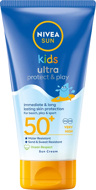 Nivea Sun Kids Swim & Play balsam ochronny na słońce dla dzieci SPF 50+, 150 ml