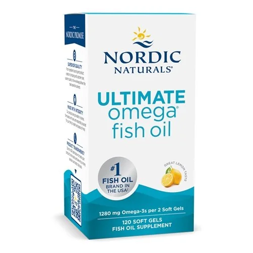 Nordic Naturals Ultimate Omega smak cytrynowy, 120 kapsułek