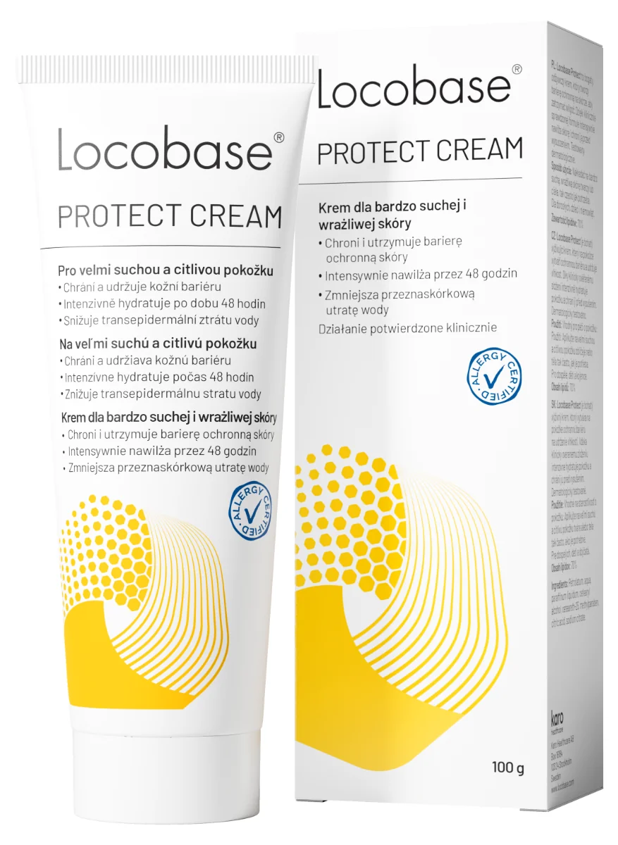 Locobase Protect Cream krem do bardzo suchej i wrażliwej skóry, 100 g