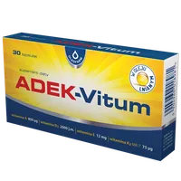 Oleofarm ADEK-Vitum, suplement diety, 30 kapsułek