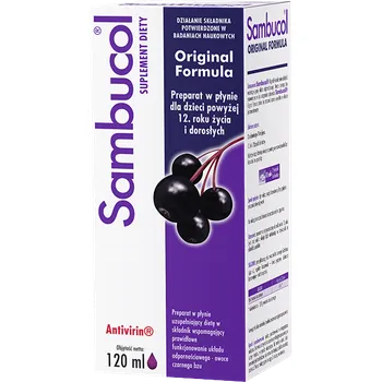 Sambucol Original Formula, suplement diety, 120 ml 