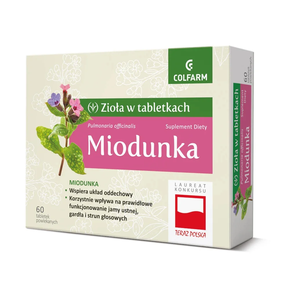 Colfarm Miodunka 60 tabletek powlekanych