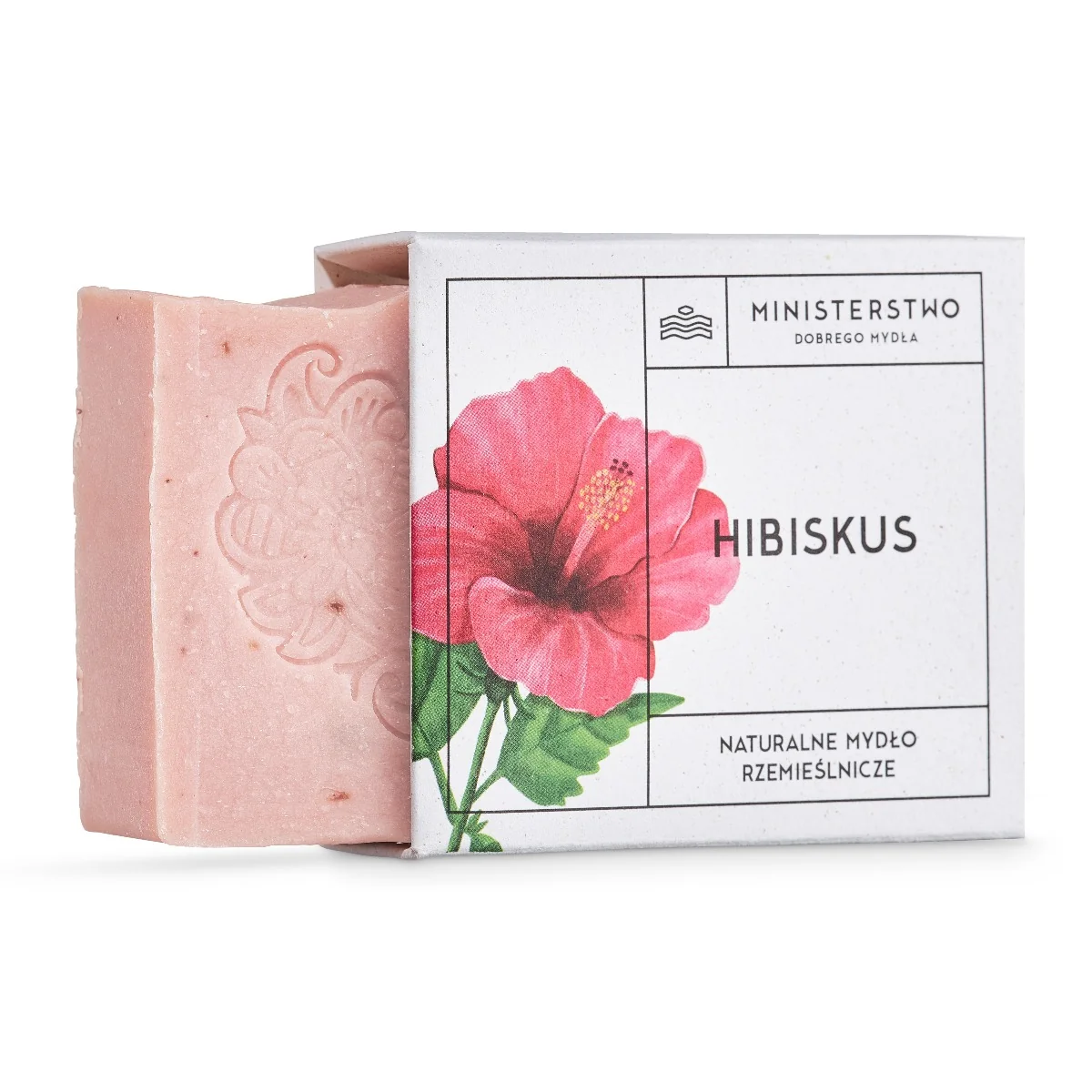 Ministerstwo Dobrego Mydła naturalne mydło hibiskus, 100 g