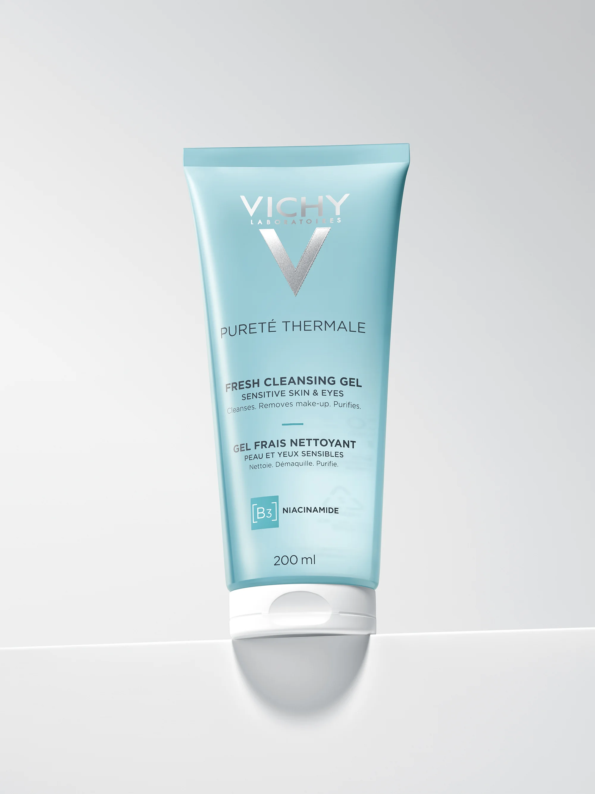 Vichy Purete Thermale żel odświeżający do mycia twarzy, 200 ml