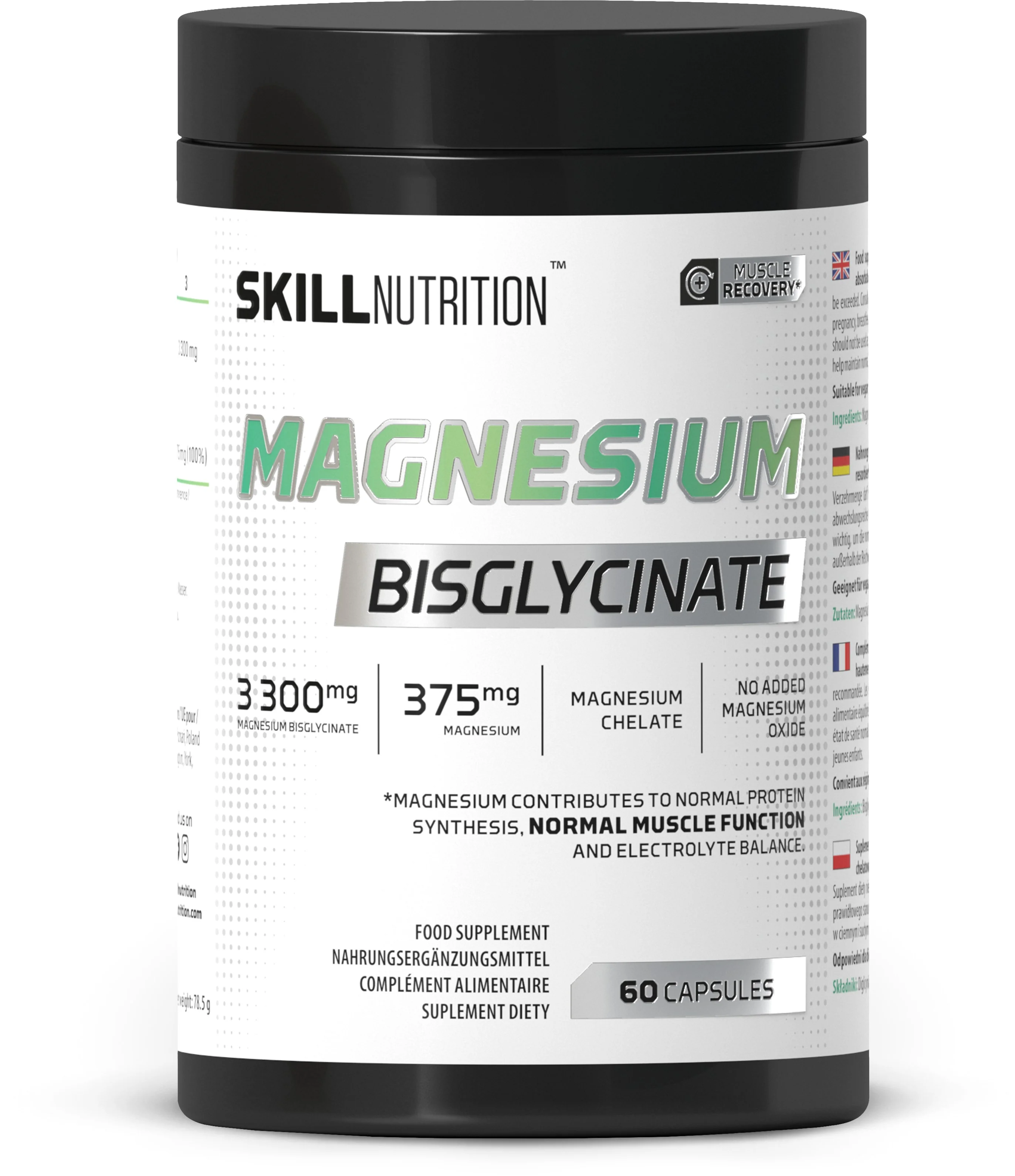 Skill Magnesium Bisglycinate 60 kapsułek