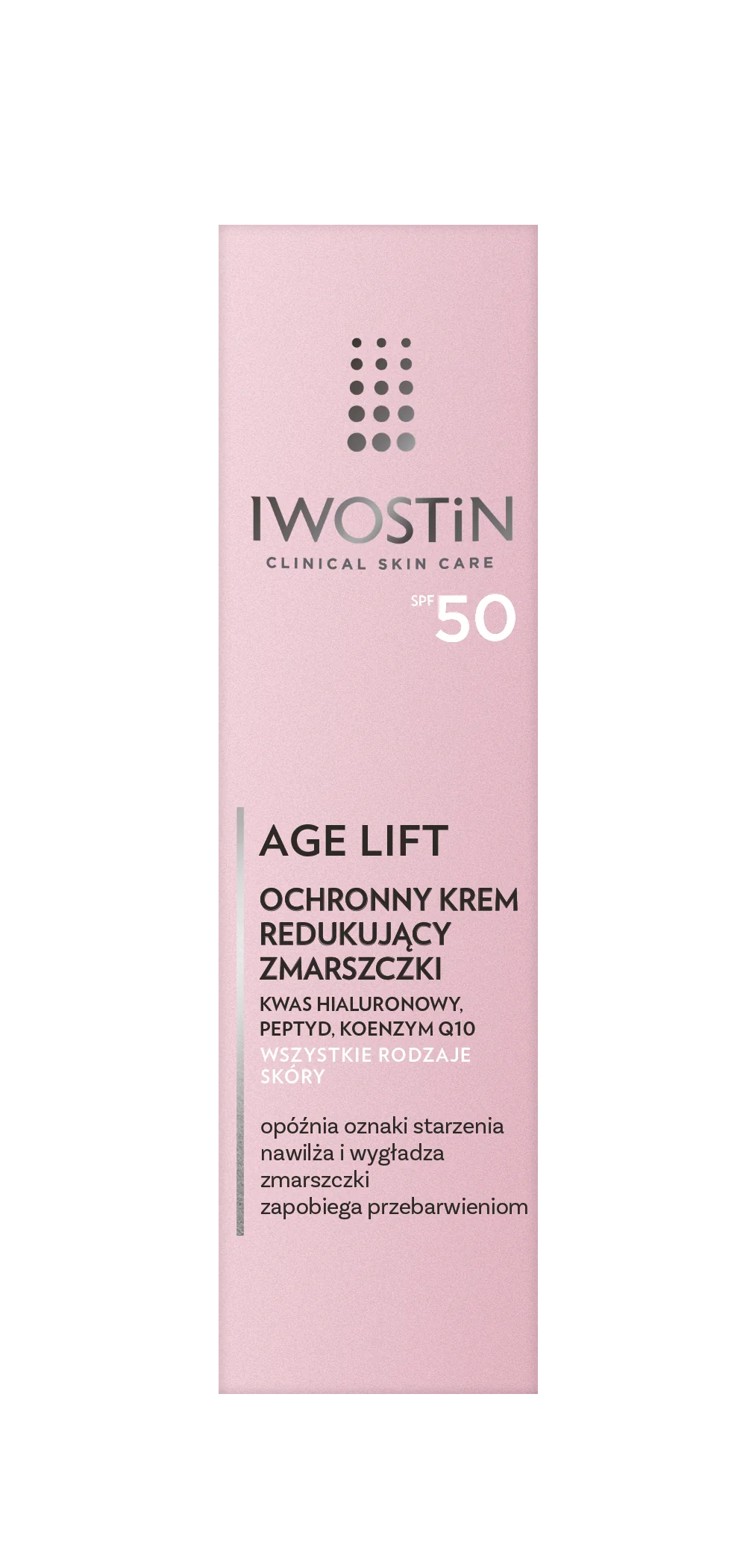Iwostin Age Lift ochronny krem redukujący zmarszczki z filtrem SPF50, 40 ml