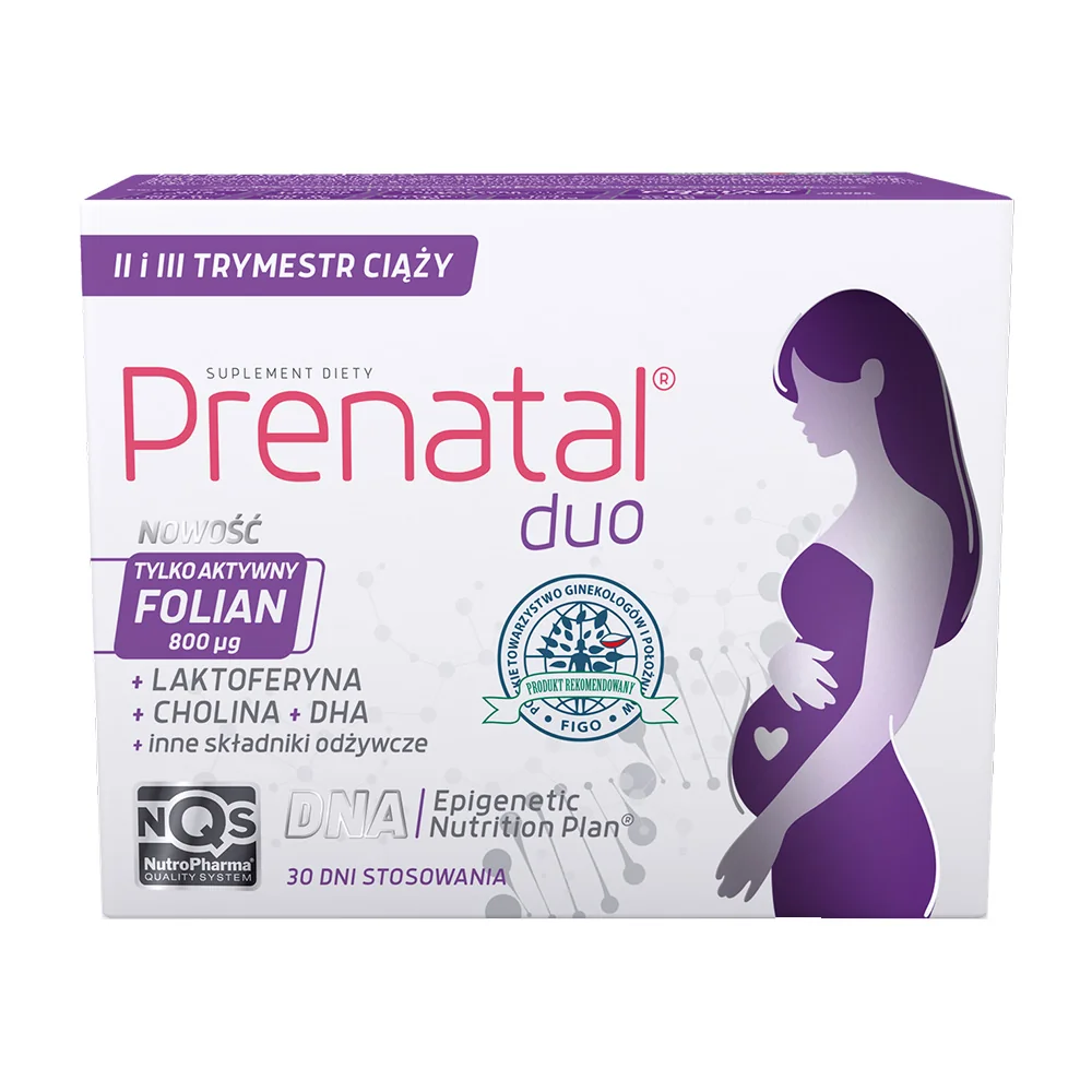 Prenatal Duo 60 kapsułek żelowych + 30 tabletek
