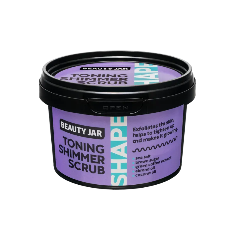 Beauty Jar Toning Shimmer Scrub rozświetlający peeling do ciała, 360 g