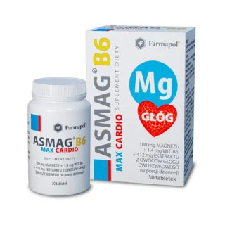 Asmag® B6 Max Cardio 30 tabletek