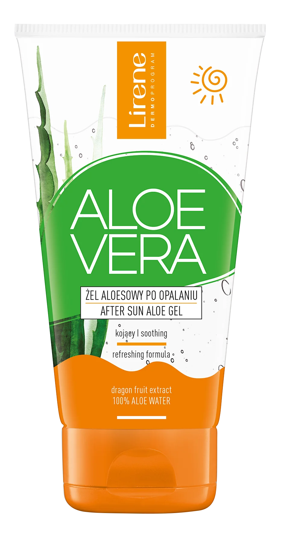 Lirene Sun Aloe Vera żel aloesowy po opalaniu, 150 ml