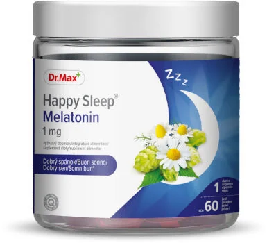 Happy Sleep Melatonin Dr. Max żelki z melatoniną Happy Sleep Melatonin Dr. Max żelki z melatoniną