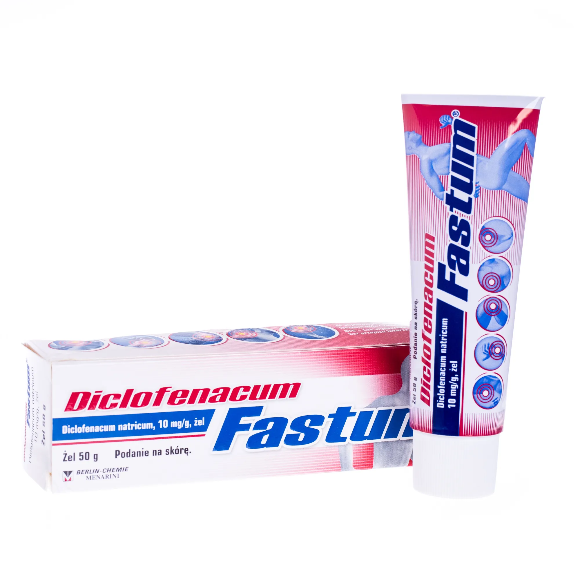 Diclofenacum Fastum, żel w objawowym i miejscowym leczeniu bólu i zapalenia, 50 g 