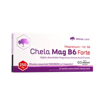 Olimp Chela-Mag B6 Forte suplement diety, 60 kapsułek