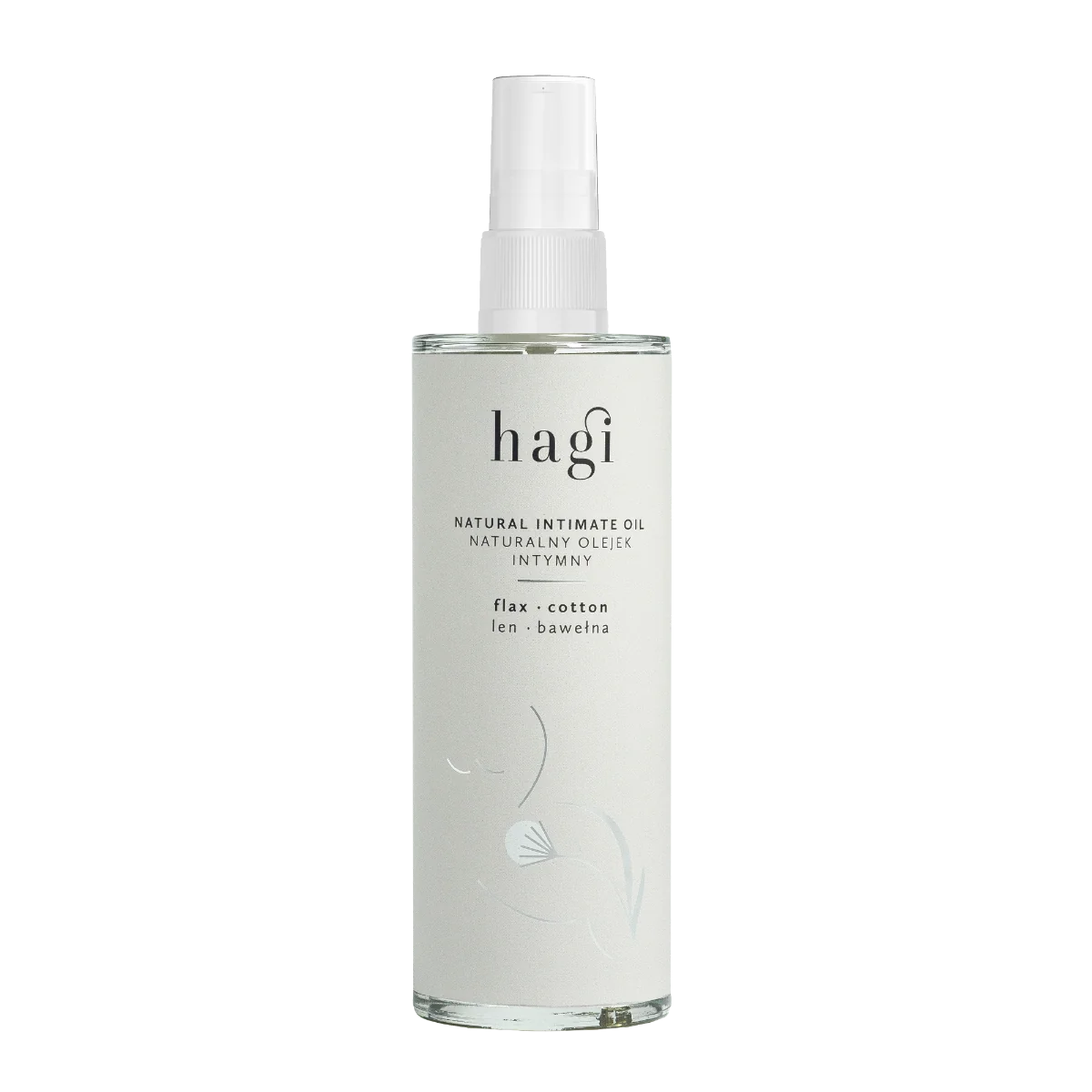 Hagi naturalny żel do higieny intymnej Len i Bawełna, 300 ml