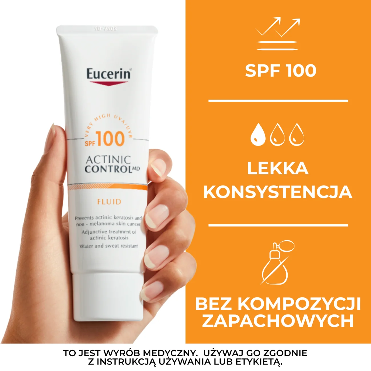 Eucerin Actinic Control MD SPF 100 80 ml