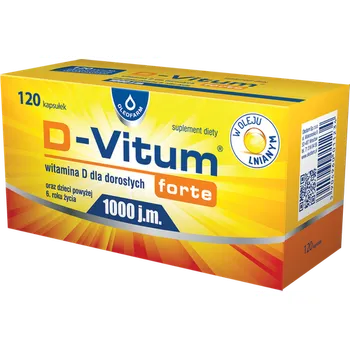 D-Vitum Forte 1000 j.m., 120 kapsułek 