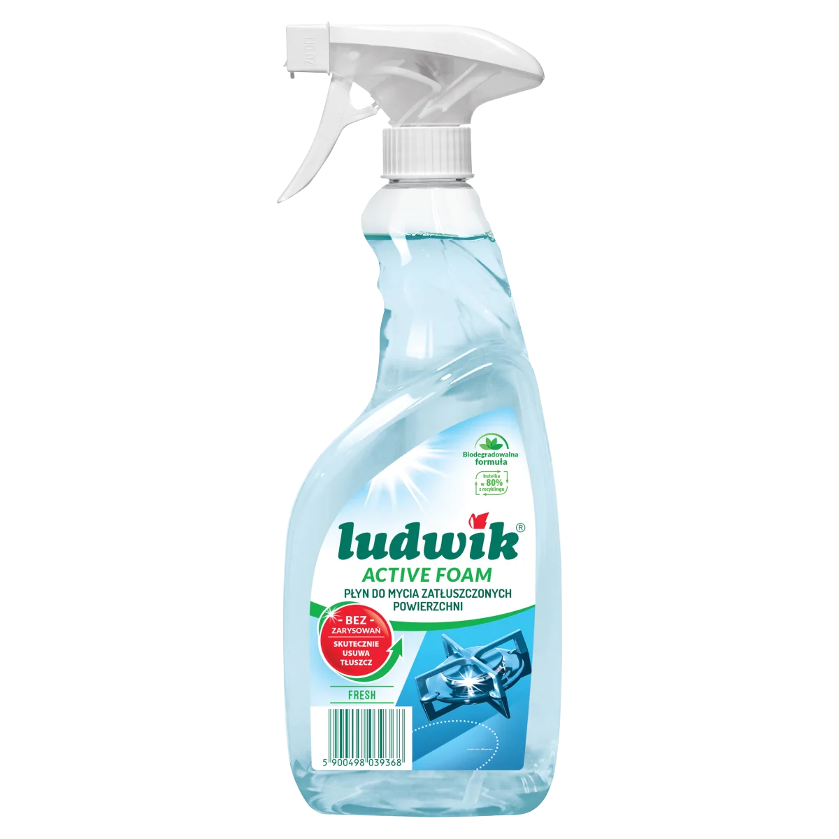 Ludwik Active Foam płyn do mycia zatłuszczonych powierzchni Fresh, 600 ml