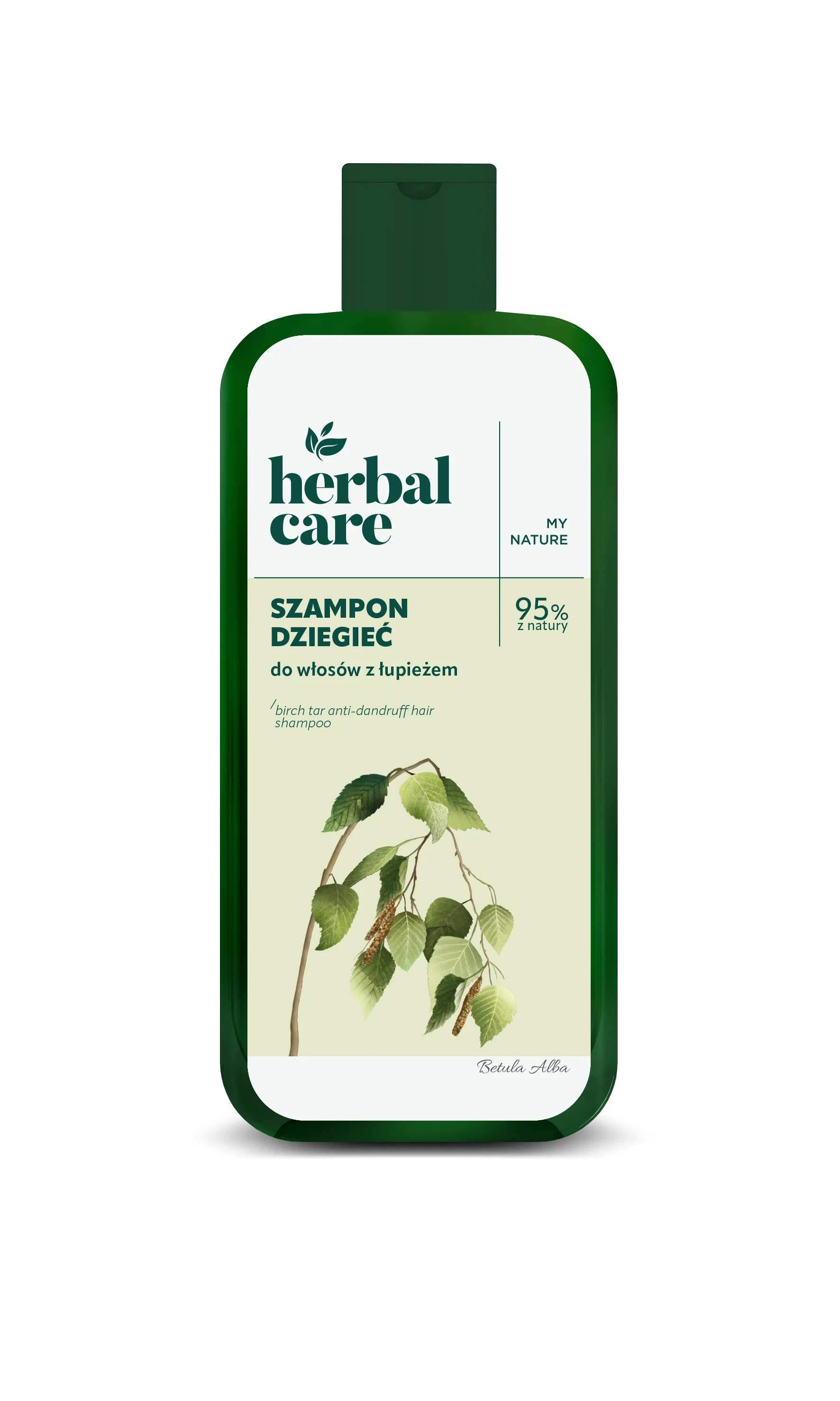 Herbal Care Dziegieć szampon do włosów z łupieżem, 330 ml