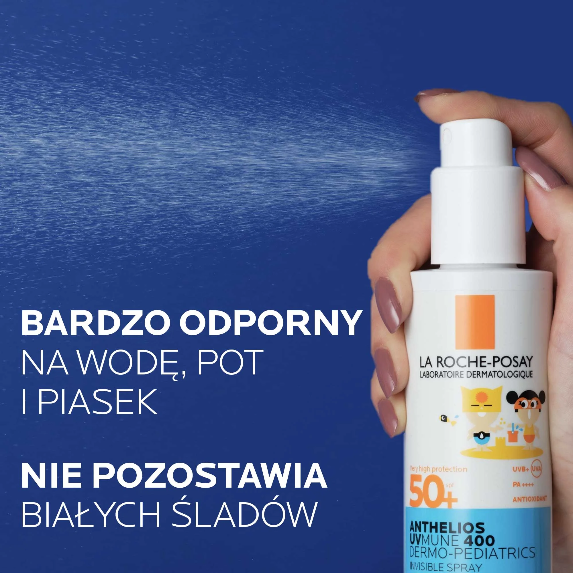 La Roche-Posay Anthelios UVMUNE 400 Dermo-Pediatrics SPF50+ niewidoczny spray 200 ml