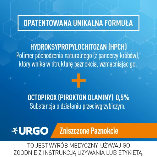 Urgo Filmogel Na Zniszczone Paznokcie Przez Grzybicę i Urazy płyn, 3,3 ml