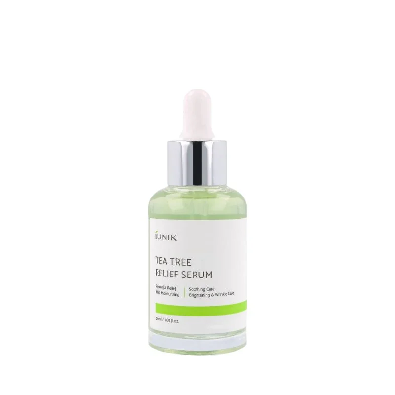 iUNIK Tea Tree Relief Serum kojące serum do twarzy, 50 ml
