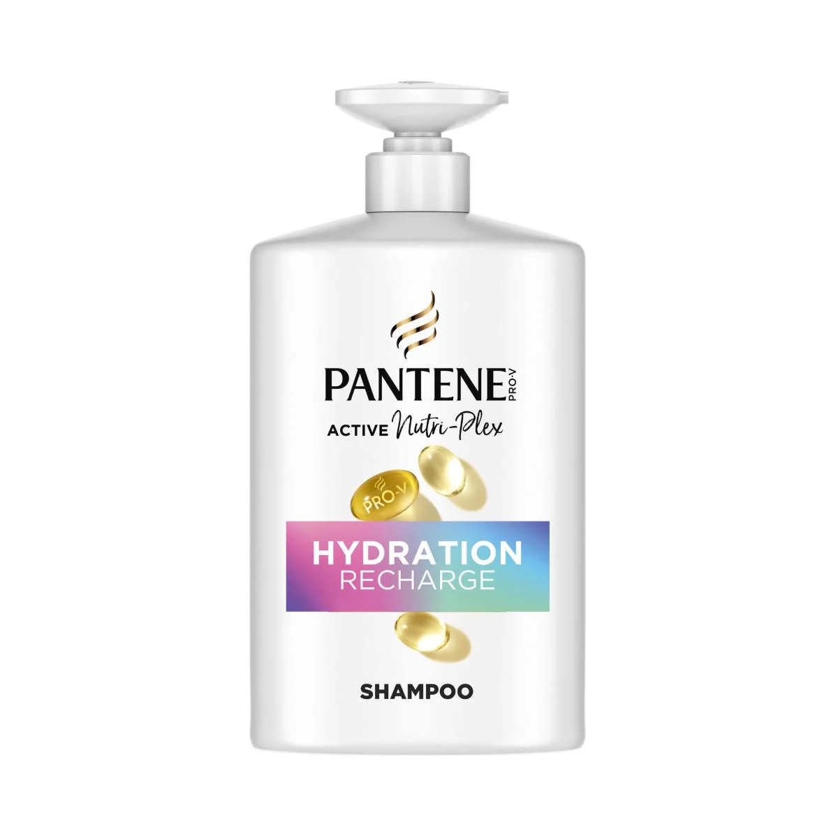 Pantene Pro-V Hydration Recharge szampon z pompką do włosów normalnych i suchych, 1000 ml