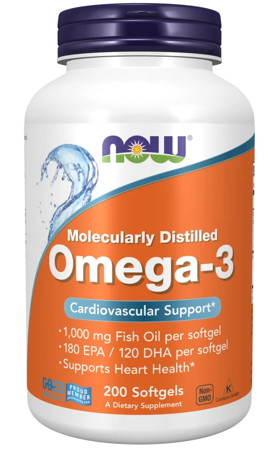 Now Foods Omega-3 1000 mg 200 kapsułek