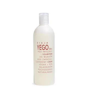 Ziaja Yego Żel pod prysznic i szampon do włosów Czerwony cedr, 400 ml 