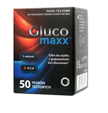 Glucomaxx test pasków, 50 sztuk