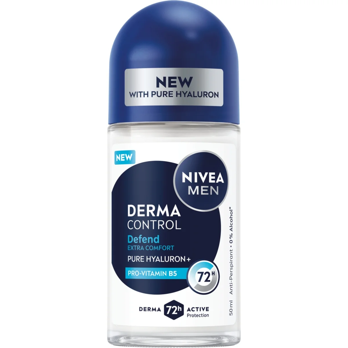 Nivea Men Derma Control Defend antyperspirant roll-on, 50 ml