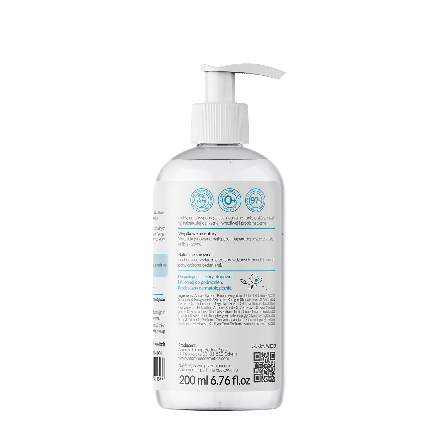 Momme Kojąca emulsja do kąpieli 200 ml