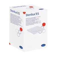 Sterilux ES, kompresy z gazy bawełnianej, niejałowe, 17-nitkowe, 8 warstw, 10 cm x 10 cm, 100 sztuk