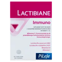 Lactibiane Immuno, suplement diety, 30 tabletek do ssania