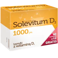 Solevitum D3 1000, suplement diety, 75 kapsułek