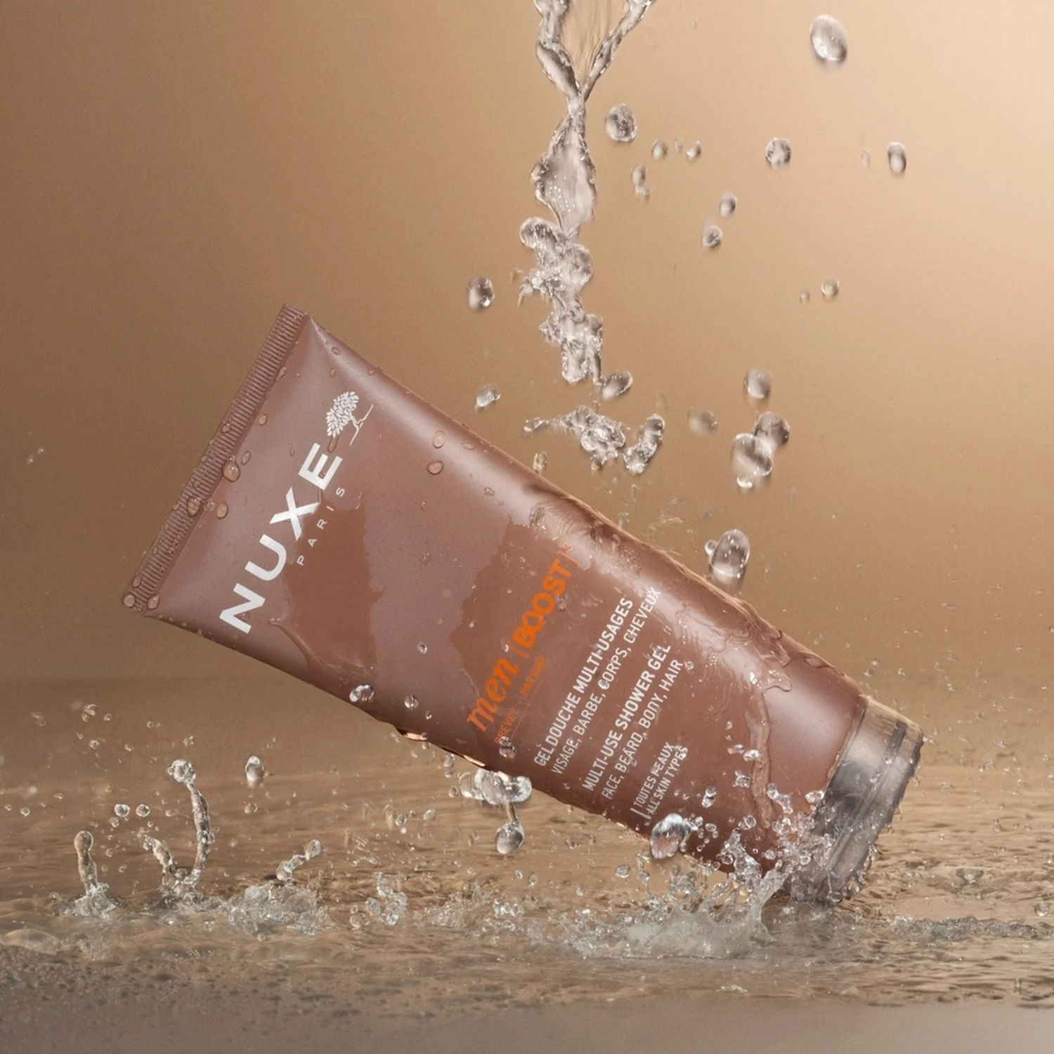 Nuxe Men Boost wielofunkcyjny żel pod prysznic, 200 ml