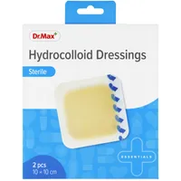 Hydrocolloid Dressing Sterile Dr.Max, opatrunek hydrokoloidowy 10 x 10 cm, 2 sztuki