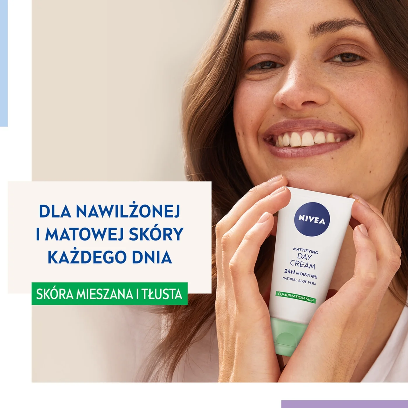 Nivea 24H Nawilżenia matujący krem na dzień, 50 ml