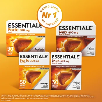 Essentiale Max 600 mg 90 kapsułek