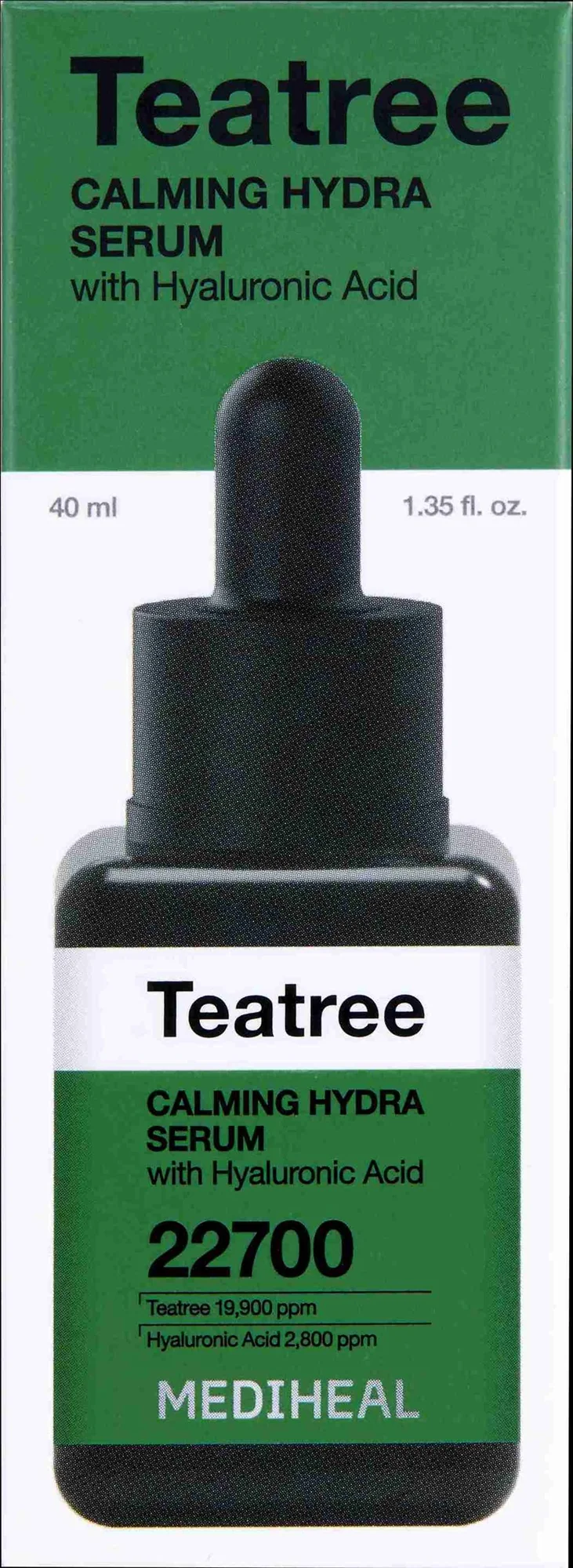 Mediheal Teatree Calming Hydra Serum nawilżająco-kojące serum do twarzy, 40 ml