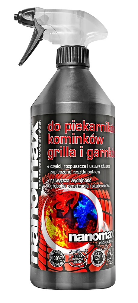nanomax Professional preparat do piekarników kominków grilla i garnków, 1 l