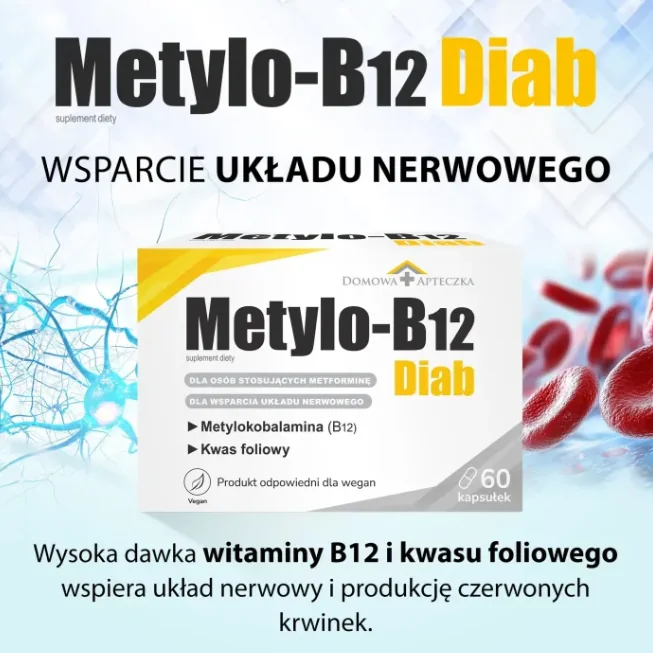 Domowa Apteczka Metylo B-12 Diab 60 kapsułek