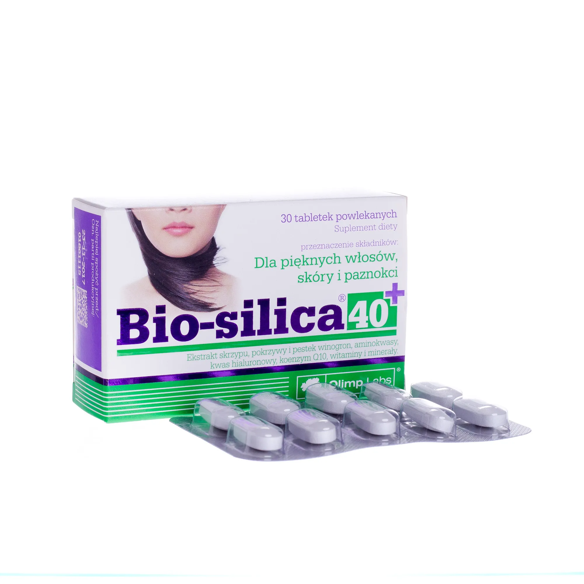 Olimp Bio-Silica 40+, suplement diety, 30 tabletek powlekanych