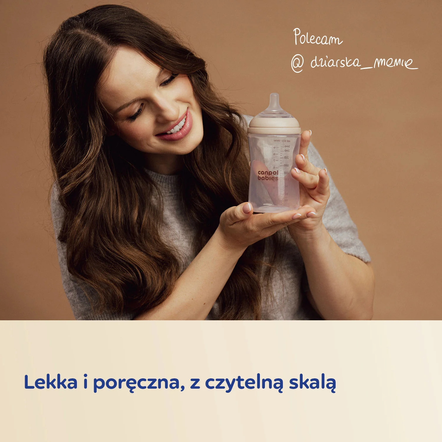 Canpol Babies Natural Shape butelka ze smoczkiem dwustrefowym 150 ml, 1 sztuka