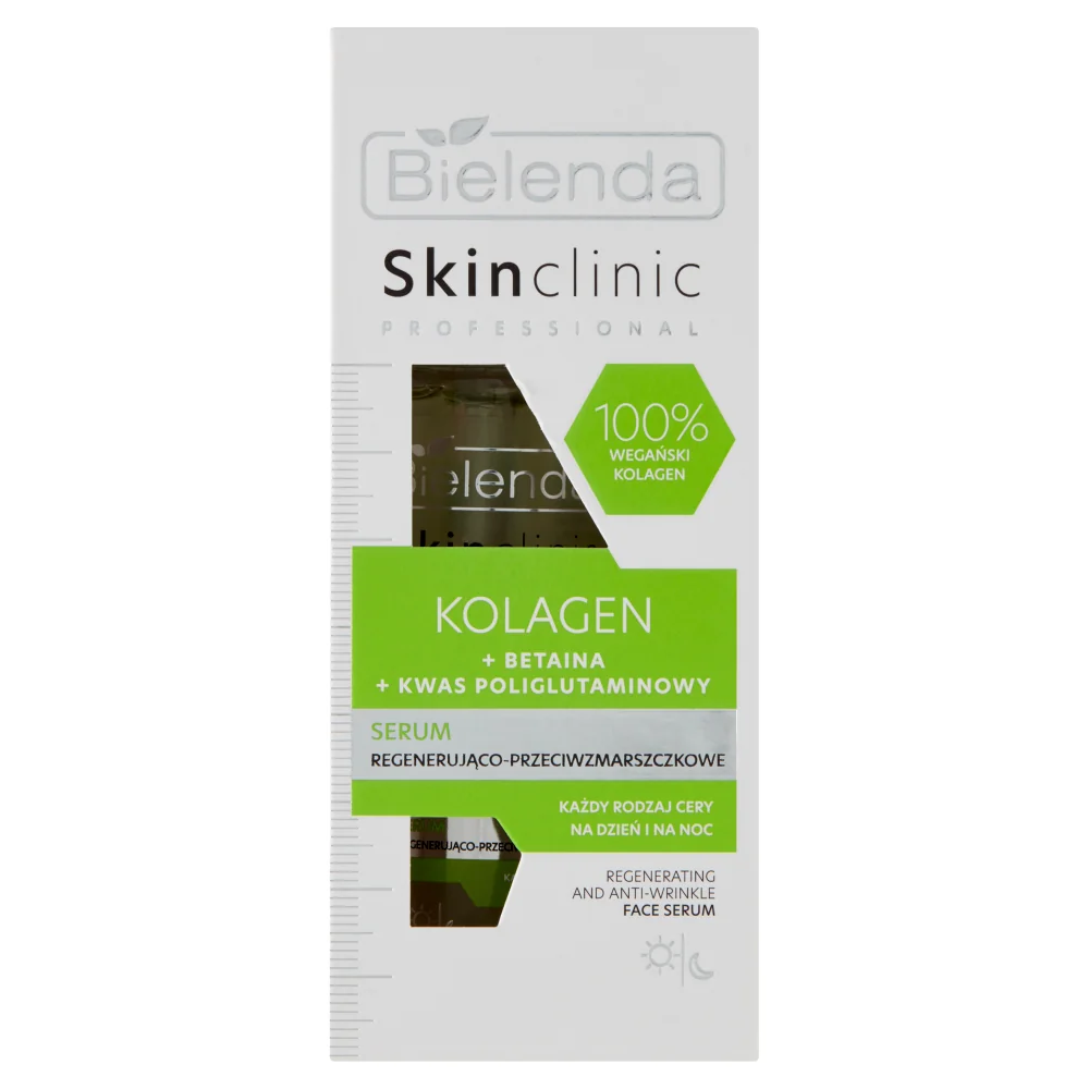 Bielenda Skin Clinic Professional KOLAGEN serum regenerująco-przeciwzmarszczkowe na dzień i na noc, 30 ml