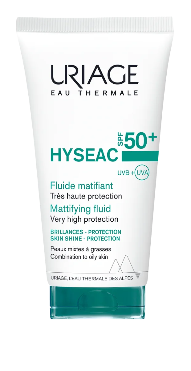 Uriage Hyseac fluid przeciwsłoneczny do skóry trądzikowej SPF 50, 50 ml