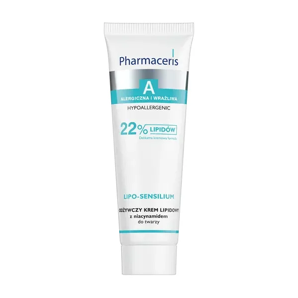 Pharmaceris A Lipo-Sensilium multilipidowy krem odżywczy do twarzy, skóra alergiczna i wrażliwa, 50 ml