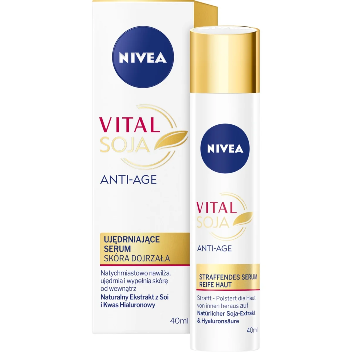 Nivea Vital Soja ujędrniające serum do skóry dojrzałej, 40 ml